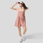 Women's Casual Bag Loose-fitting Overalls - Pink