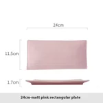 24Cm Matt Pink