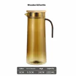 1L Wooden Lid Kettle
