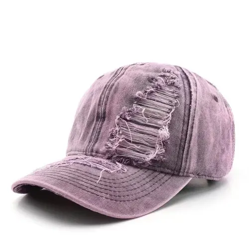 Denim Hat Korean Style Universal Purple - Shop at LoveMi