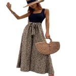 Khaki Leopard Print