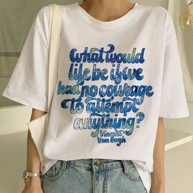 Van Gogh T Shirt Art Painting T Shirt Women 13 Style - Shop at LoveMi