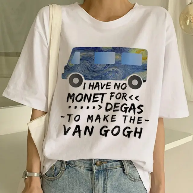 Van Gogh T Shirt Art Painting T Shirt Women 3 Style - Shop at LoveMi