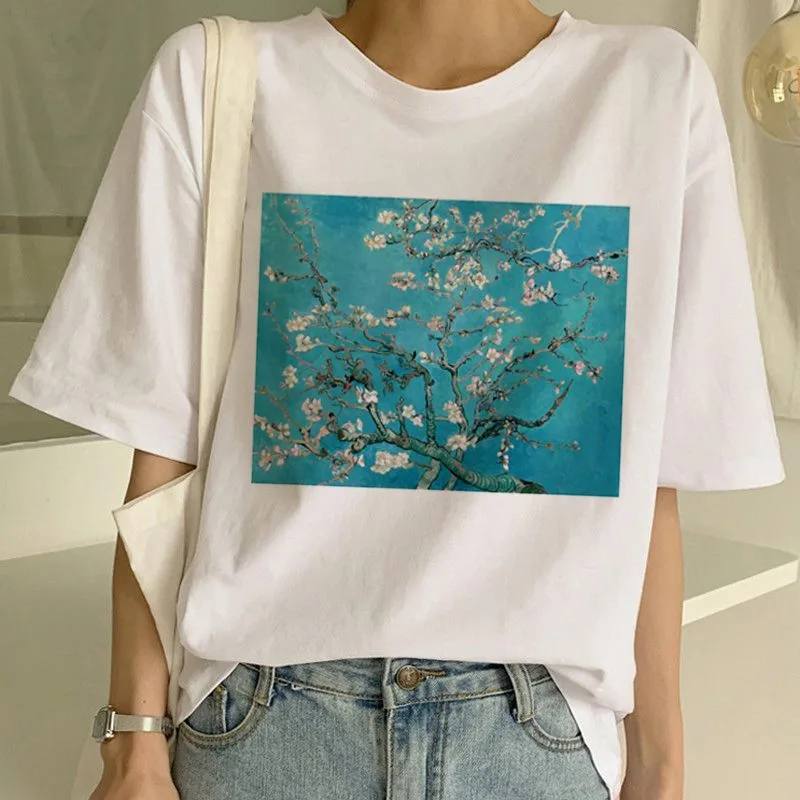 Van Gogh T Shirt Art Painting T Shirt Women 7 Style M - Shop at LoveMi