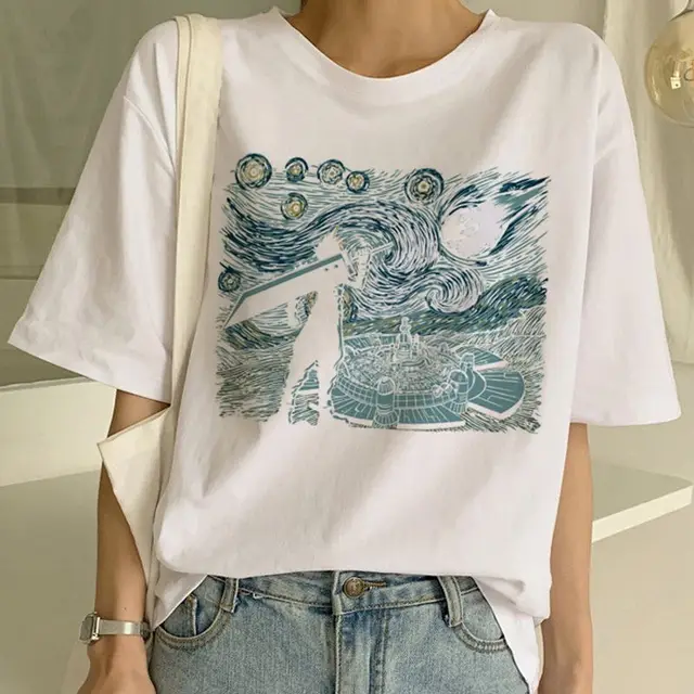 Van Gogh T Shirt Art Painting T Shirt Women 9 Style - Shop at LoveMi