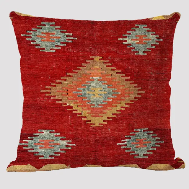 Modern Minimalist Bohemian Pillow Printed Polyester Cushion Cover Style 13 - Shop at LoveMi