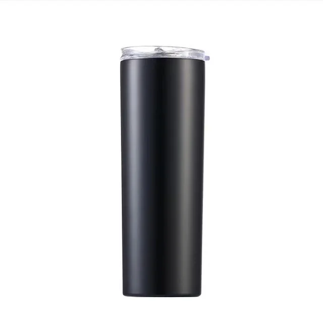20oz Stainless Steel Straight Cup New Sublimation Portable Black - Shop at LoveMi