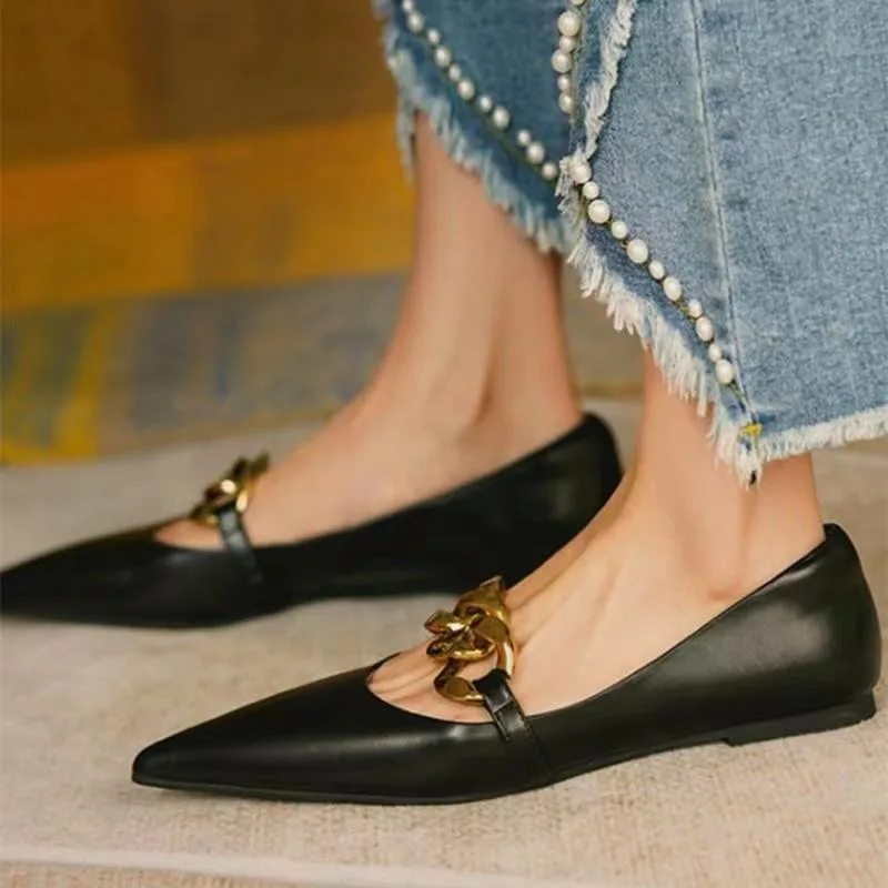 Comfortable Low Heel Wear resistant Women's Shoes Black - Shop at LoveMi