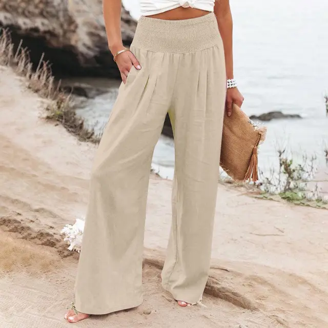 Drawstring Pants Apricot - Shop at LoveMi