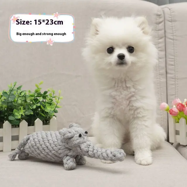 Dog Dog Chewing Rope Carrot Toy Rope Molar Long Lasting Elephant - Shop at LoveMi