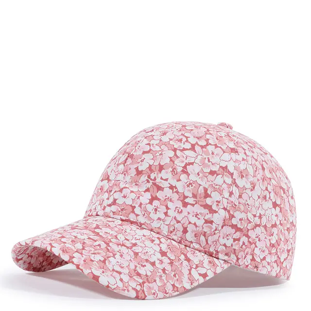 Flower Outdoor Mountaineering Sunshade Breathable Lightweight Hat Pink - Shop at LoveMi