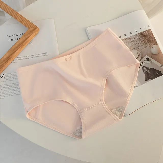 7A Antibacterial Cotton Crotch Women's Underwear Simple And Cute Light Elegant Pink - Shop at LoveMi