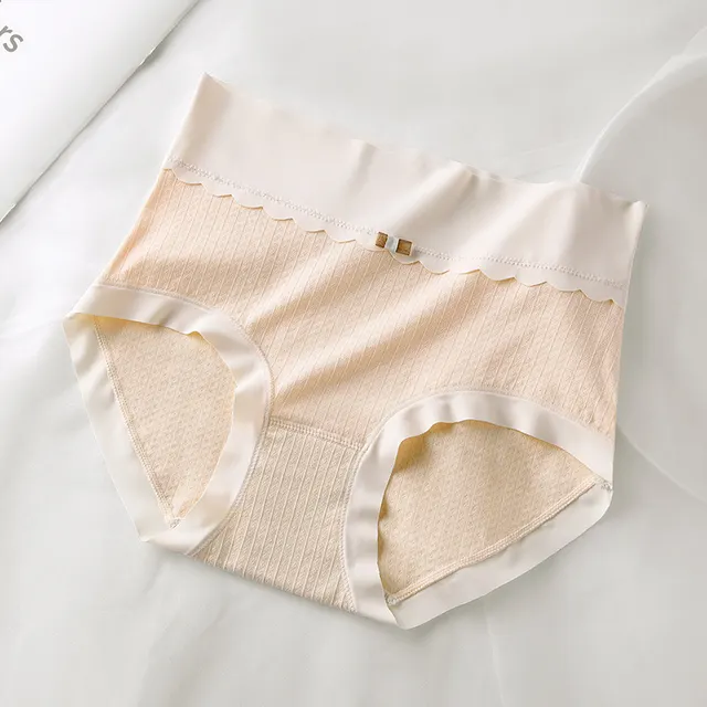 7A Antibacterial Seamless High Waist Belly Shaping Panties Women's Graphene Crotch Simple And Elegant Skin - Shop at LoveMi