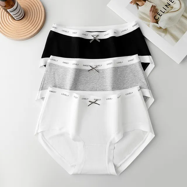 Seamless Pure Cotton 5A Antibacterial Cotton Crotch Women's Briefs Random Color - Shop at LoveMi