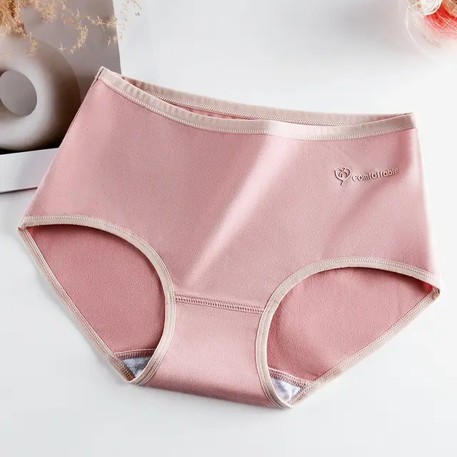 Cotton Antibacterial Mid waist Briefs Haze Pink - Shop at LoveMi