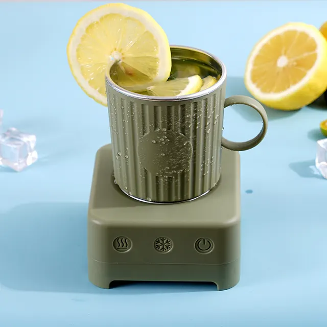 Mini Quick Cooling Cup Beer Beverage Rapid Refrigeration Ice Maker Machine Cold Drink Heating Home Dormitory Food Grade 400ml Kitchen Gadgets Avo... Avocado Green - Shop at LoveMi