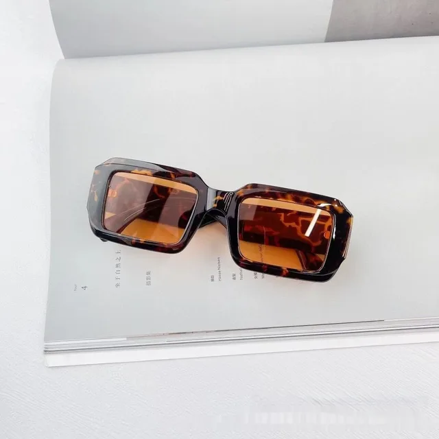 Square Sunglasses Fashion Couple Sunglasses Hawksbill Box Dried - Shop at LoveMi