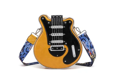 Fashion Personalized Messenger Guitar Women's Bag Yellow - Shop at LoveMi