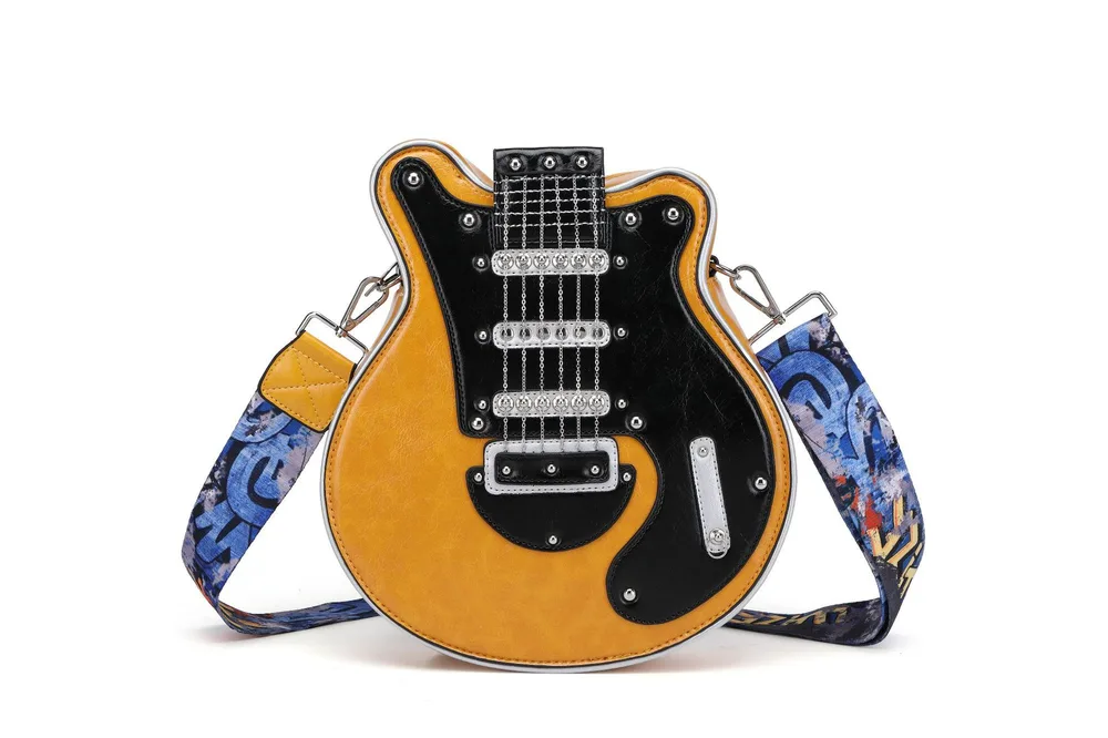 Fashion Personalized Messenger Guitar Women's Bag Yellow - Shop at LoveMi