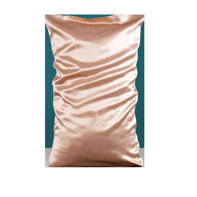 22 M Zipper Double sided Silk Pillowcase Rose Gold - Shop at LoveMi