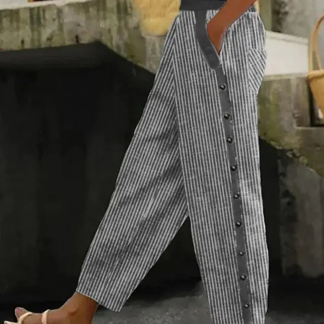 Women's 3D Digital Printing Exquisite Linen Casual Trousers 17 Models - Shop at LoveMi