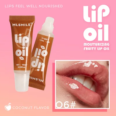Moisturizing Water Light Mirror Lip Gloss Fruit Flavor Lip Gloss 06Color - Shop at LoveMi