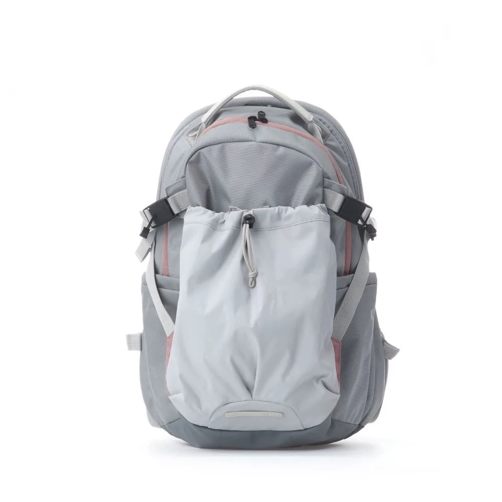 Macaron Drawstring Backpack Men's And Women's Schoolbags Travel Outdoor Mountaineering Bag Gray - Shop at LoveMi