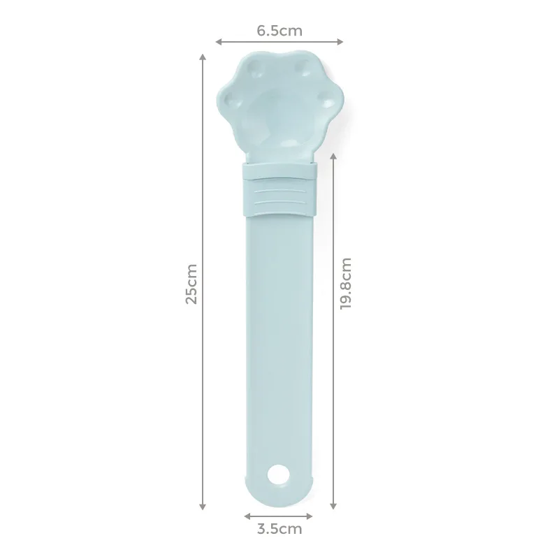 Plastic Cat Strip Squeezing Machine Spoon Feeder Absolutely Purple - Shop at LoveMi