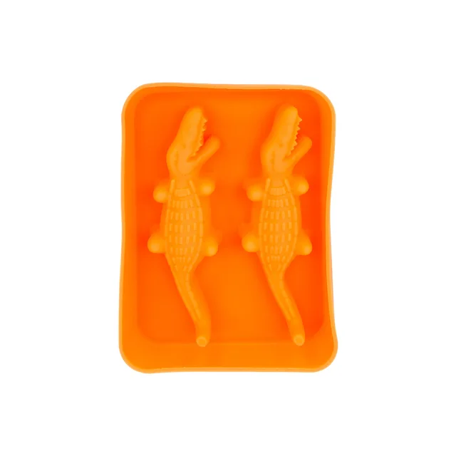 With Lid Creative Silicone Ice Grid Mold Orange - Shop at LoveMi