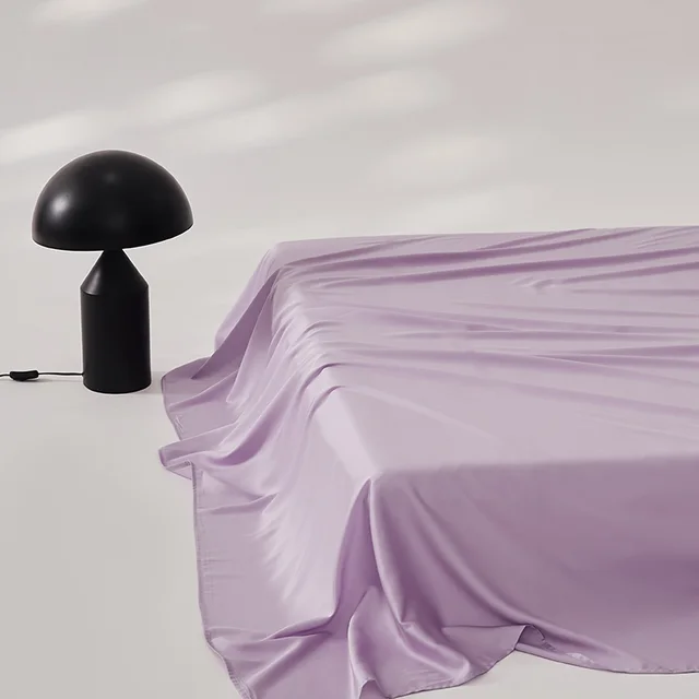 Single Bed Sheet Ice Silk Skin friendly Pillowcase Lavender Purple - Shop at LoveMi