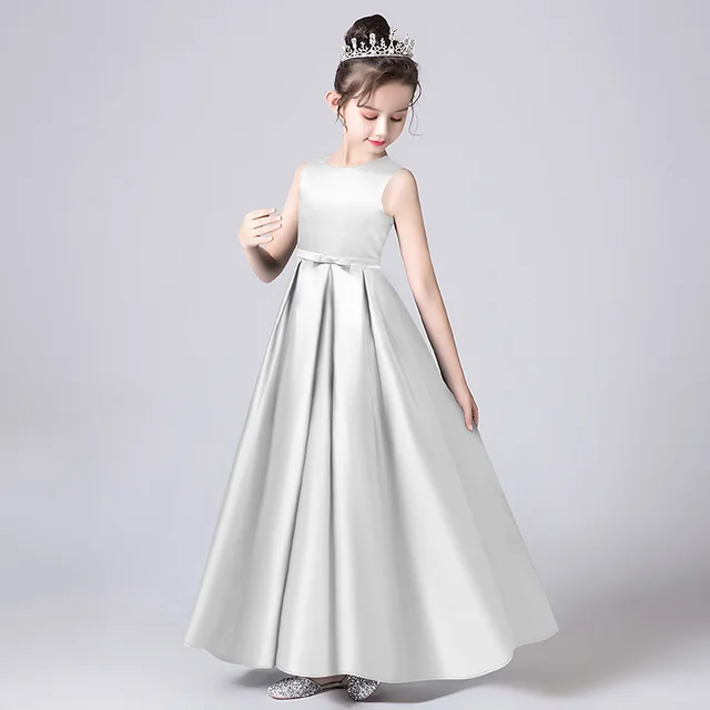 Children's Piano Play Birthday Show Princess Dress White - Shop at LoveMi