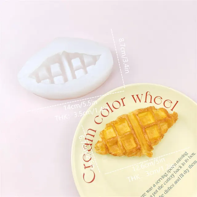 Creative Replica Bread Silicone Fondant Cake Decoration Tool DIY Handmade Pinch Mold Waffle Mold - Shop at LoveMi