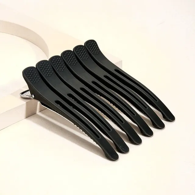 Plastic Barber Professional Clip Duckbill Clip Fish Mouth Clip Black Without Words - Shop at LoveMi