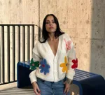 White Cardigan Sweater
