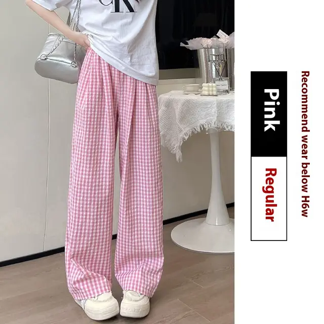 Slimming Lazy Yamamoto Long Pants Pink Conventional - Shop at LoveMi