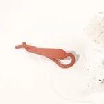 Resin Frosted Vertical Clip High Ponytail Fixed - Twist Clip Orange