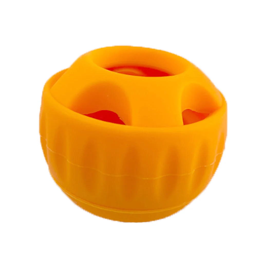 Dog Silicone Slow Tableware Molar Food Leakage Toy Pet Pets Supplies - Slow Food Ball Orange