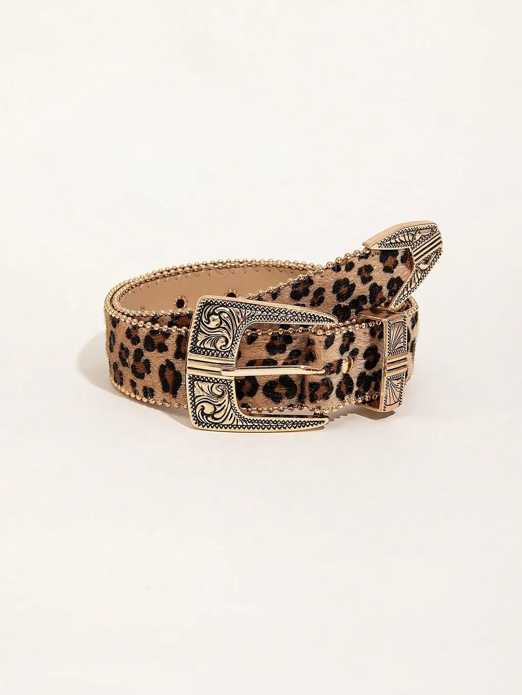 Retro Pattern PU Belt Western Style Women's Belt - Multicolour