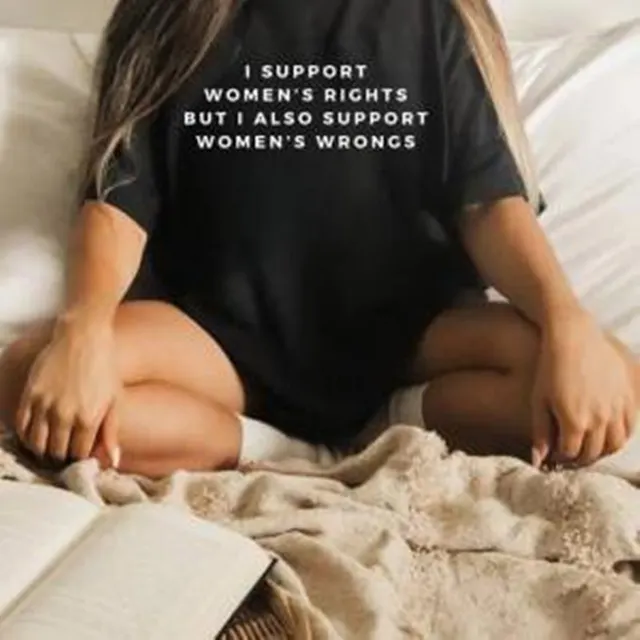 Women's Drop Shoulder Cotton Crew Neck T shirt Black - Shop at LoveMi