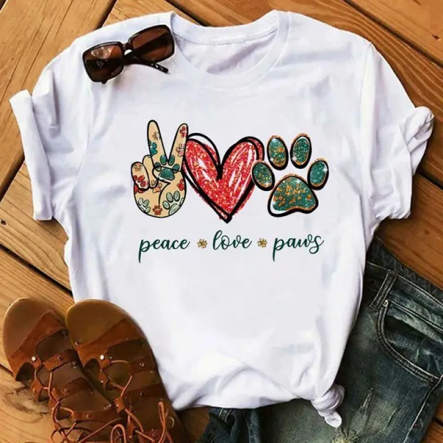 Retro Fashion Short Sleeve Plus Size Women's Cute T shirt Wz13 - Shop at LoveMi