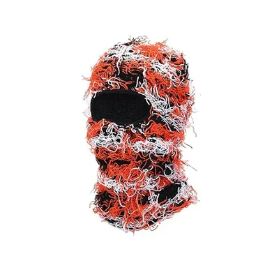 European And American Knitted Warm Face Mask Black Background - Shop at LoveMi