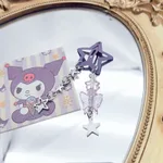 Morandi Pentagram Pendant Barrettes Bangs Flower Love Hairpin - Pentagram Hairpin Purple