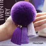 Dark Purple Fur Ball