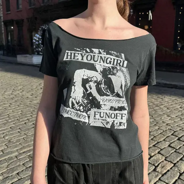 Women's Loose All match Short sleeved Top Black - Shop at LoveMi