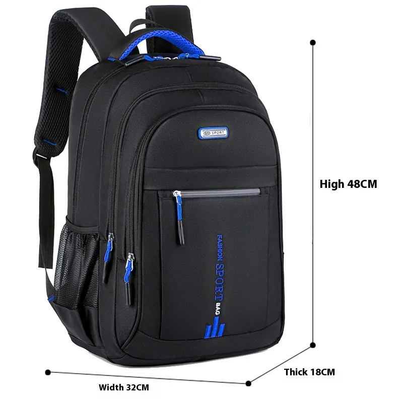 Men's Fashion Large Capacity Computer Backpack Blue - Shop at LoveMi