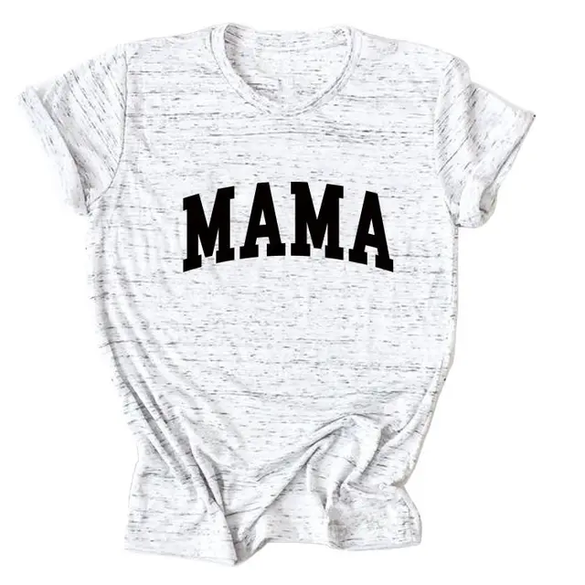Women's Letter Crew Neck Simple Casual Women's Comfortable Short Sleeve Graphite Gray - Shop at LoveMi