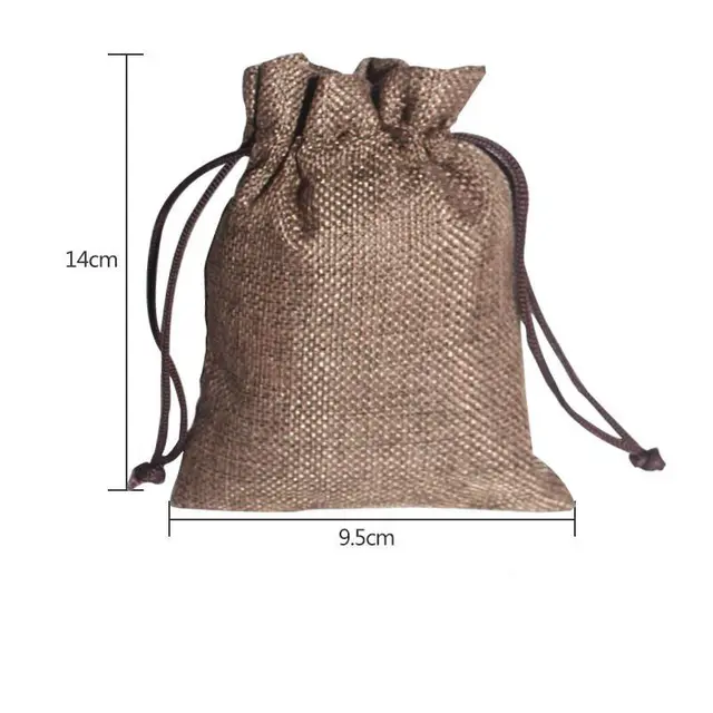 Linen hand made packing bag Coffee L - Shop at LoveMi