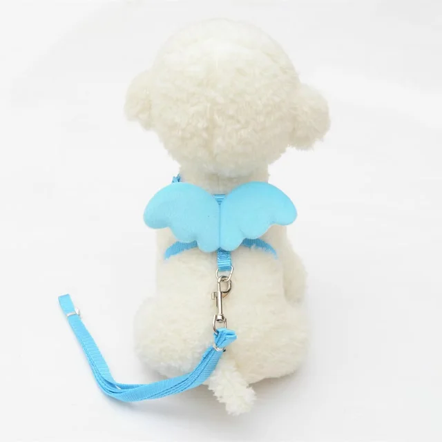 Adjustable Walking Harness With Wings And Traction Rope For Chickens, Ducks, Geese, Hens And Small Pets Blue - Shop at LoveMi