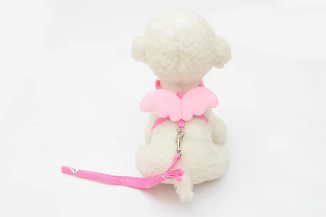 Adjustable Walking Harness With Wings And Traction Rope For Chickens, Ducks, Geese, Hens And Small Pets Pink - Shop at LoveMi