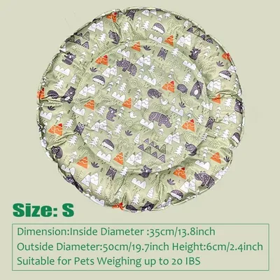 Cat Dog Pet Cooling Mat Cushion Pad Bed Summer Cool Down Comfortable Soft For Pets And Adults Green - Shop at LoveMi